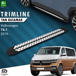 S-Dizayn VW Transporter T6.1 Kısa Şase TrimLine Gri Yan Basamak 215 Cm 2019-2025