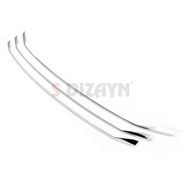 S-Dizayn VW Transporter T6.1 Krom Ön Panjur Alt Çıtası 3 Prç. 2020-2025