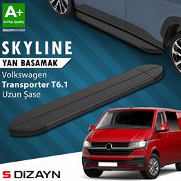 VW Transporter T6.1 Uzun Şase Skyline Siyah Yan Basamak 253 Cm 2019-2024 A+ Kalite