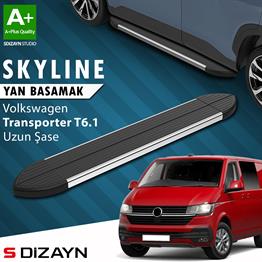 VW Transporter T6.1 Uzun Şase Skyline Krom Yan Basamak 253 Cm 2019-2024 A+ Kalite