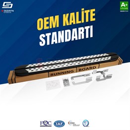 S-Dizayn VW Transporter T7 Kısa Şase TrimLine Gri Yan Basamak 223 Cm 2024 Üzeri