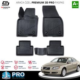 S-Dizayn Volvo S40 3D Pro Havuzlu Paspas 2004-2012 A+ Kalite