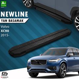 S-Dizayn Volvo XC90 2 NewLine Siyah Yan Basamak 193 Cm 2015 Üzeri A+ Kalite