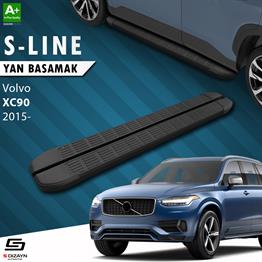 S-Dizayn Volvo XC90 2 S-Line Siyah Yan Basamak 193 Cm 2015 Üzeri
