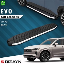 S-Dizayn Volvo XC90 Makyajlı Hybrid Evo Aluminyum Yan Basamak 203 Cm 2024 Üzeri A+ Kalite