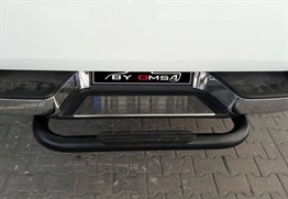 OMSA Toyota Hilux Arka Koruma Çap:76 Siyah 2015 ve Sonrası