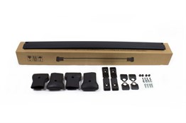 Universal Siyah Ara Atkı Bold Bar 160cm 2 Parça