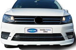 OMSA VW Caddy Minivan Krom Ön Panjur 2 Parça 2015-2019 Arası