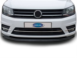 OMSA VW Caddy Minivan Krom Ön Tampon Çıtası 3 Parça 2015-2019 Arası