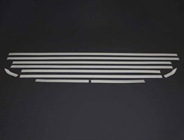 OMSA VW Crafter VAN Krom Cam Alt Çıtası 10 Parça Uzun Şase 2017 ve Sonrası