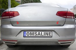 OMSA VW Passat B8.5 Siyah Krom Bagaj Alt Çıtası 2019 ve Sonrası
