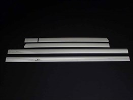 OMSA VW T5 Caravelle Krom Yan Kapı Çıtası 5 Parça Çift Sürgü Kısa Şase 2003 ve Sonrası