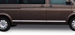 OMSA VW T5 Multivan Krom Yan Kapı Çıtası 7 Parça (Uzun Şasi) 2010 ve Sonrası