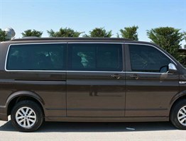 OMSA VW T5 Transporter Krom Cam Çerçevesi 14 Parça Çift Sürgü Uzun Şase 2003-2014 Arası