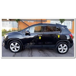 WOC Chrome Chevrolet Trax Krom Kapı Kolu 2013-2020 4 Kapı Paslanmaz Çelik
