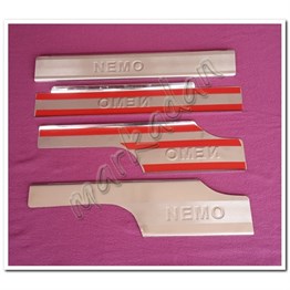 WOC Chrome Citroen Nemo Krom İç Kapı Eşiği 2008 Sonrası 4 Parça Paslanmaz Çelik