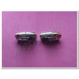 WOC Chrome Fiat Egea Cross Krom Ayna Kapağı 2021 Sonrası 2 Parça Abs Krom