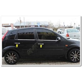 WOC Chrome Ford Fiesta Krom Kapı Kolu 2002-2008 4 Kapı Paslanmaz Çelik