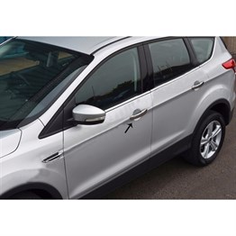 WOC Chrome Ford Kuga Sensörsüz Krom Kapı Kolu 2012-2017 4 Kapı Paslanmaz Çelik