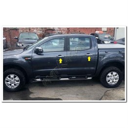 WOC Chrome Ford Ranger Krom Kapı Kolu 2011-2015 4 Kapı Paslanmaz Çelik
