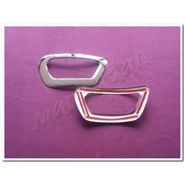 WOC Chrome Ford Transit Krom Sis Farı Çerçevesi 2019 Sonrası 2 Parça Paslanmaz Çelik