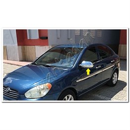 WOC Chrome Hyundai Accent Era Krom Ayna Kapağı 2005-2011 2 Parça Abs Krom