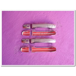 WOC Chrome Mercedes Sprinter W907 Tek Delik Krom Kapı Kolu 2018 Sonrası 4 Kapı Paslanmaz Çelik