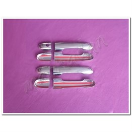 WOC Chrome Mercedes Viano Sensörsüz Krom Kapı Kolu 2004-2014 4 Kapı Paslanmaz Çelik