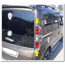 WOC Chrome Opel Combo Krom Stop Çerçevesi 2012-2018 2 Parça Abs Krom