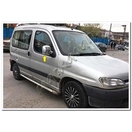WOC Chrome Peugeot Partner Krom Ayna Kapağı 1996-2008 2 Parça Abs Krom