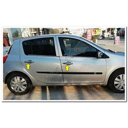 WOC Chrome Renault Clio 3 HB Krom Kapı Kolu 2006-2011 4 Kapı Paslanmaz Çelik