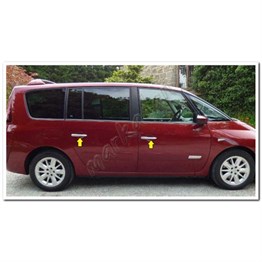 WOC Chrome Renault Espace Krom Kapı Kolu 2006 Sonrası 4 Kapı Paslanmaz Çelik