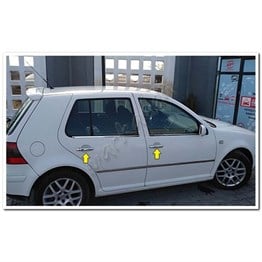 WOC Chrome VW Golf 4 Krom Kapı Kolu 1998-2004 4 Kapı Paslanmaz Çelik