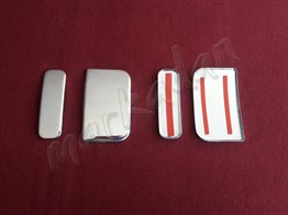 DB Chrome Citroen Berlingo Kapı Kolu Nikelajı 1996-2008 4 Kapı P.Çelik