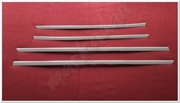 DB Chrome Dacia Duster Cam Çıtası Nikelajı 2018 Sonrası 4 Parça P.Çelik