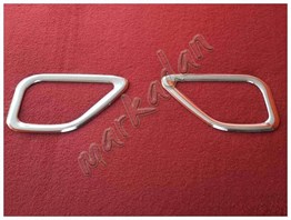 DB Chrome Fiat Doblo Sis Farı Çerçeve Nikelajı 2015-2023 2 Parça P.Çelik