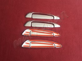 DB Chrome Fiat Grande Punto Kapı Kolu Nikelajı 2006-2017 4 Kapı 8 Parça P.Çelik