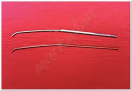 DB Chrome Ford Tourneo Courier Cam Çıtası Nikelajı 2014-2023 2 Parça P.Çelik