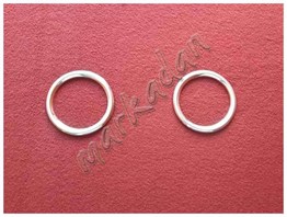 DB Chrome Ford Tourneo Courier Sis Farı Çerçeve Nikelajı 2014-2017 2 Parça P.Çelik