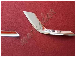 DB Chrome Ford Tourneo Courier Sis Farı Çerçeve Nikelajı 2018-2023 2 Parça P.Çelik