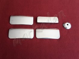 DB Chrome Ford Transit Kapı Kolu Nikelajı 2003-2013 4 Kapı 5 Parça P.Çelik