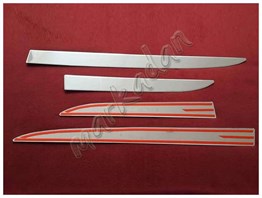 DB Chrome Hyundai Tucson Krom Geniş Yan Kapı Çıtası 2015-2020 4 Parça P.Çelik