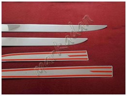 DB Chrome Hyundai Tucson Krom Geniş Yan Kapı Çıtası 2015-2020 4 Parça P.Çelik