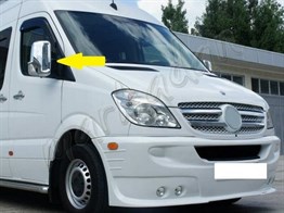 DB Chrome Mercedes Sprinter Krom Ayna Kapağı 2006-2018 2 Parça Abs Krom
