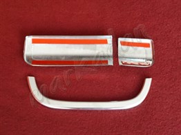 DB Chrome Mercedes Viano Bagaj Açma Nikelajı 2004-2014 3 Parça P.Çelik