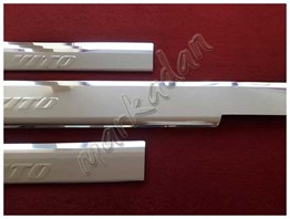 DB Chrome Mercedes Vito W638 Krom Kapı Eşiği 1996-2003 3 Parça P.Çelik