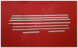 DB Chrome Mercedes Viano W639 Extra Uzun Şasi Cam Çıtası Nikelajı 2004-2014 8 Parça P.Çelik