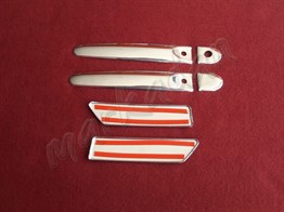 DB Chrome Nissan Juke Sensörlü Kapı Kolu Nikelajı 2010-2019 4 Kapı P.Çelik