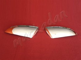 DB Chrome Nissan Qashqai Krom Ayna Kapağı 2007-2014 2 Parça P.Çelik