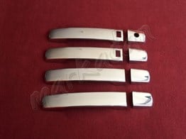 DB Chrome Nissan Qashqai Sensörlü Kapı Kolu Nikelajı 2007-2014 4 Kapı P.Çelik